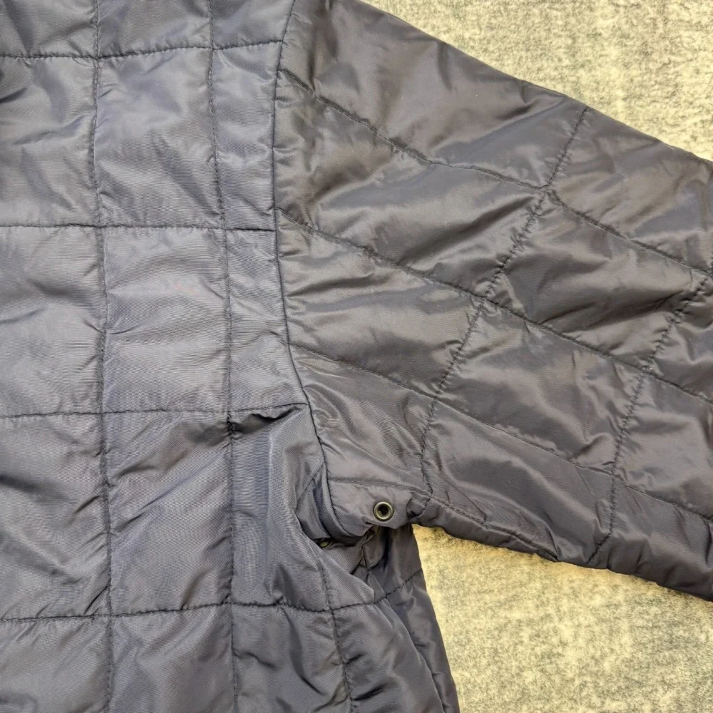 VTG Polo Ralph Lauren Jacket Mens XL Navy Blue Quilted Windbreaker Bomber 90s